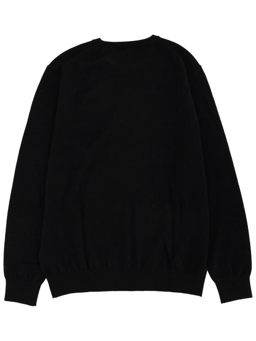 Black Crew Neck Sweater 2