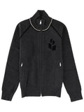 Black Logo Mock Collar Sweater 1