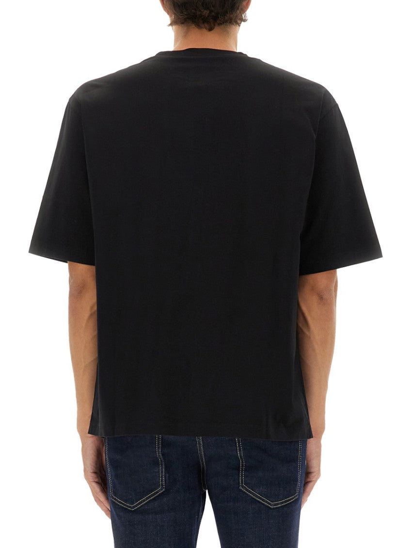 Black Logo Crew Neck T-Shirt 3