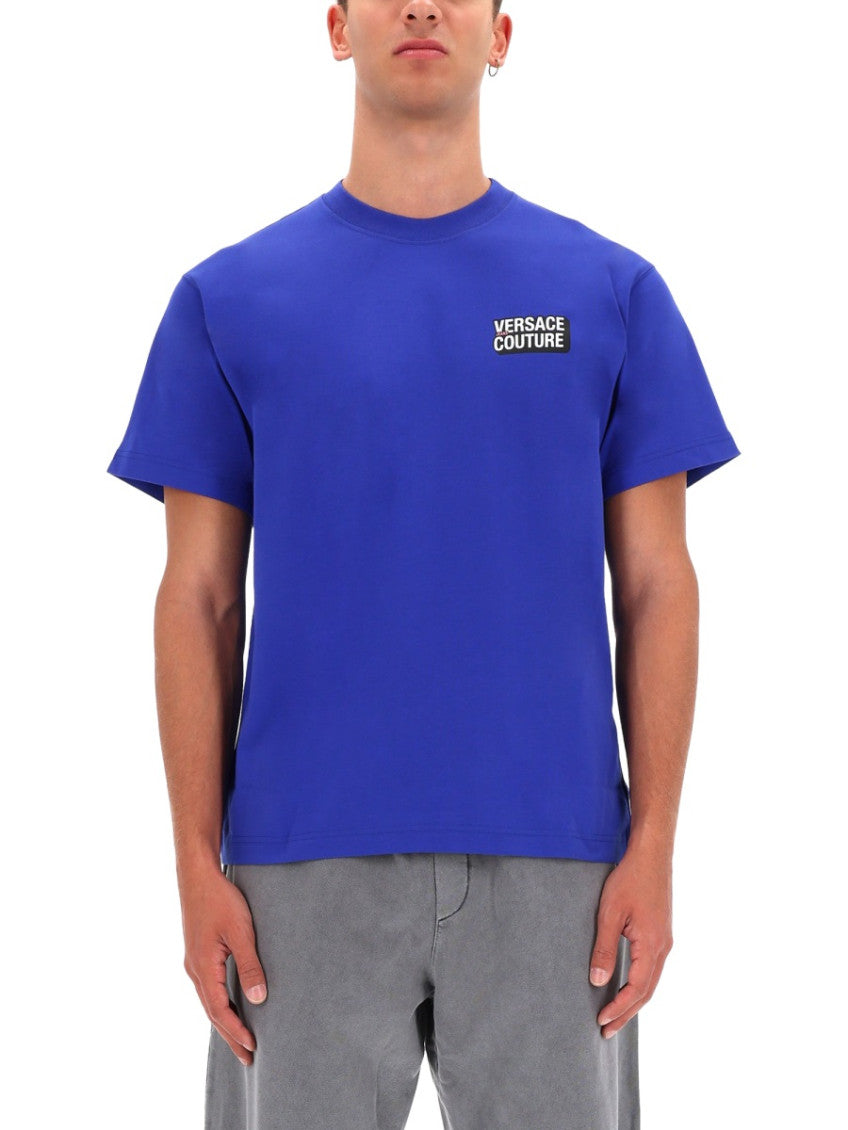 Blue Logo Crew Neck T-Shirt 1