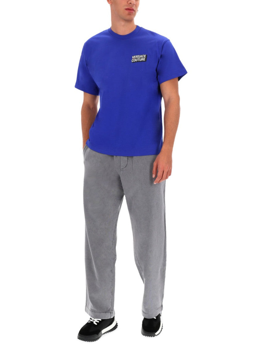 Blue Logo Crew Neck T-Shirt 2