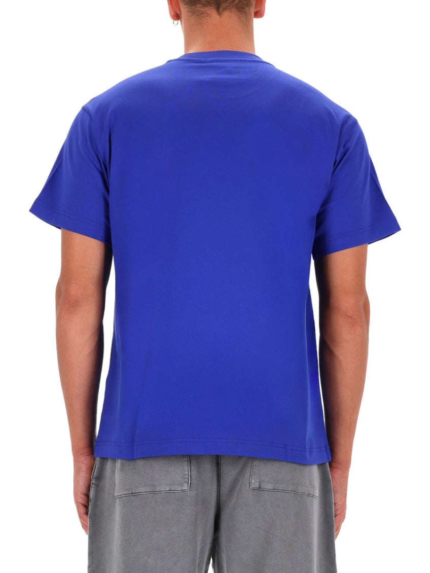 Blue Logo Crew Neck T-Shirt 4