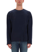 Blue Solid Crew Neck T-Shirt 1