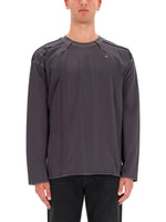 Grey Solid Crew Neck T-Shirt 1