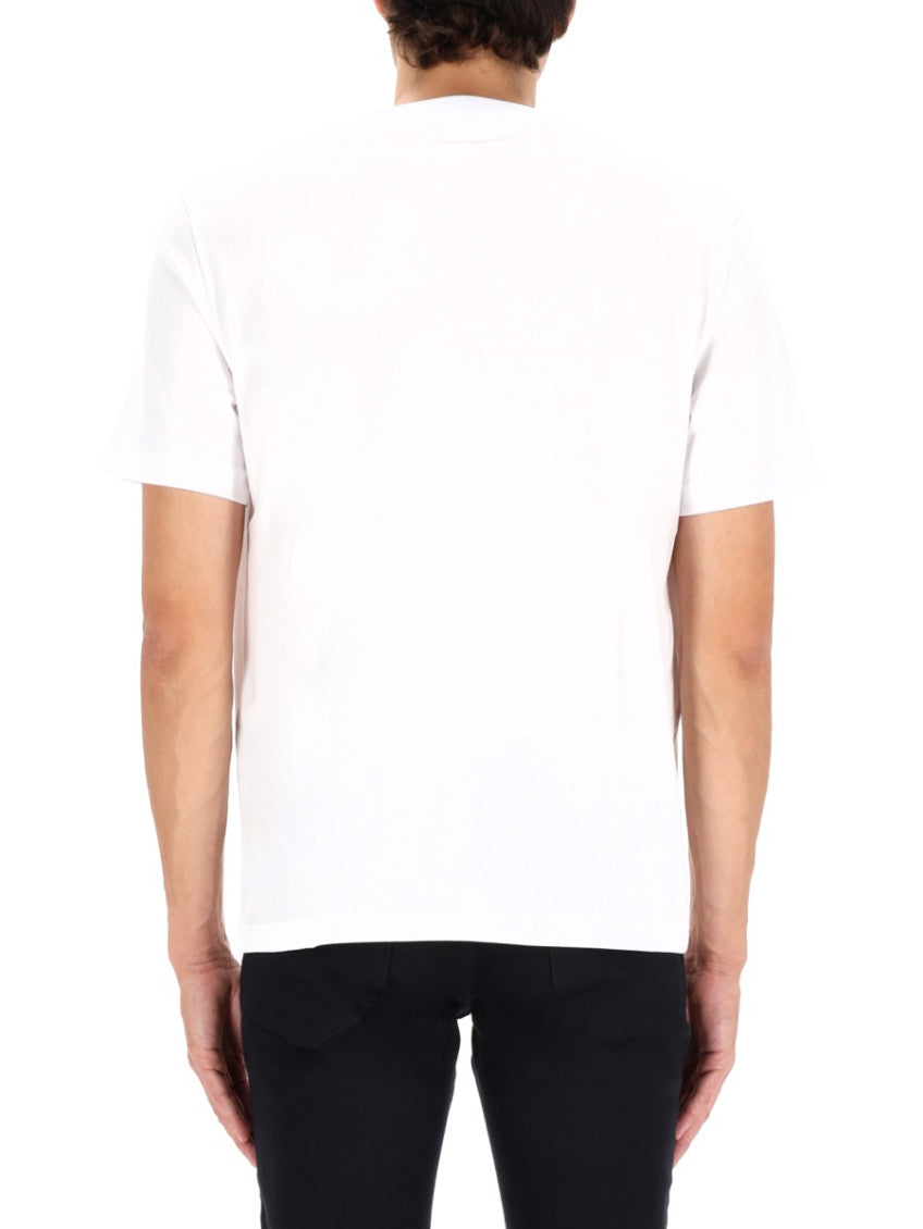 White Logo Crew Neck T-Shirt 3