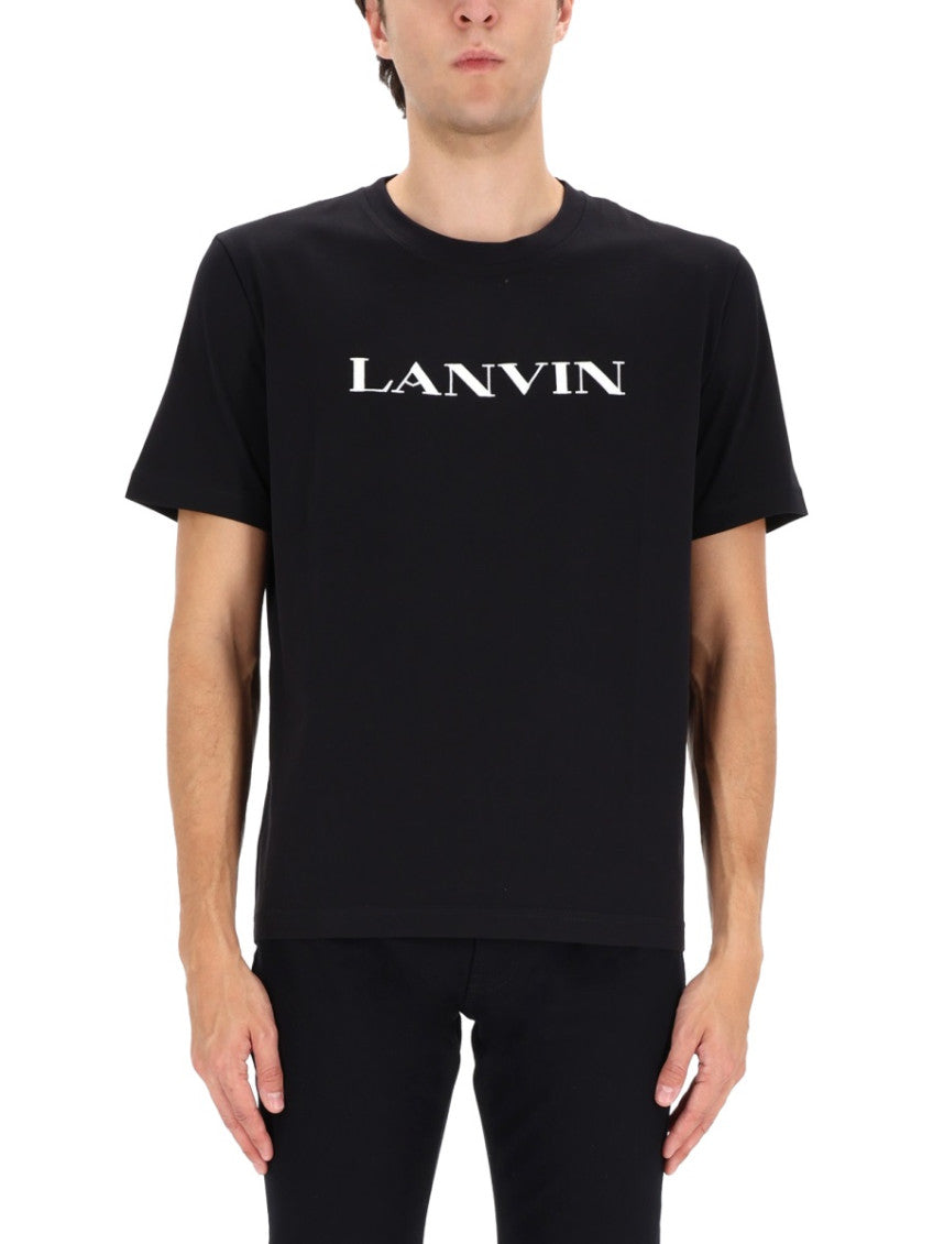 Black Logo Crew Neck T-Shirt 1