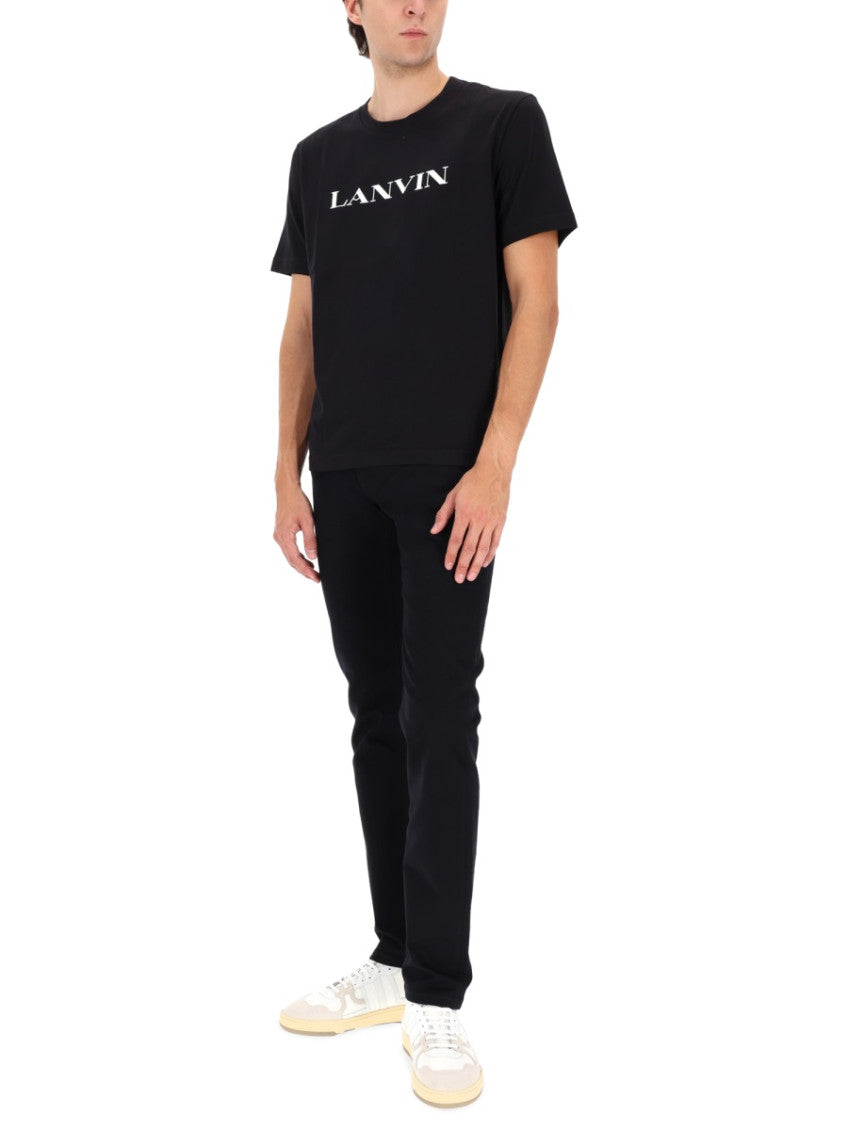 Black Logo Crew Neck T-Shirt 2
