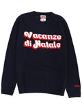 Navy Blue Graphic Sweater 1