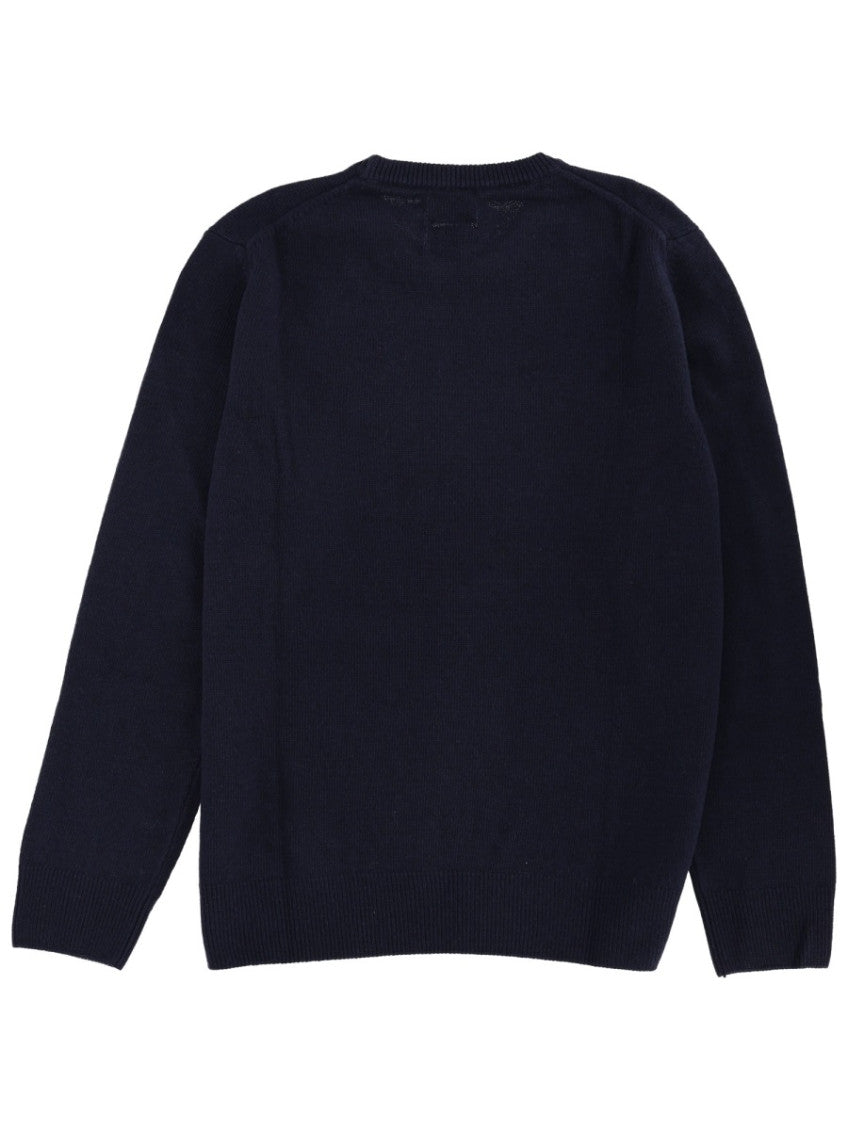 Navy Blue Graphic Sweater 2