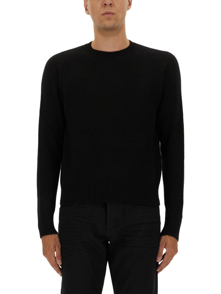 Black Crew Neck Sweater 1