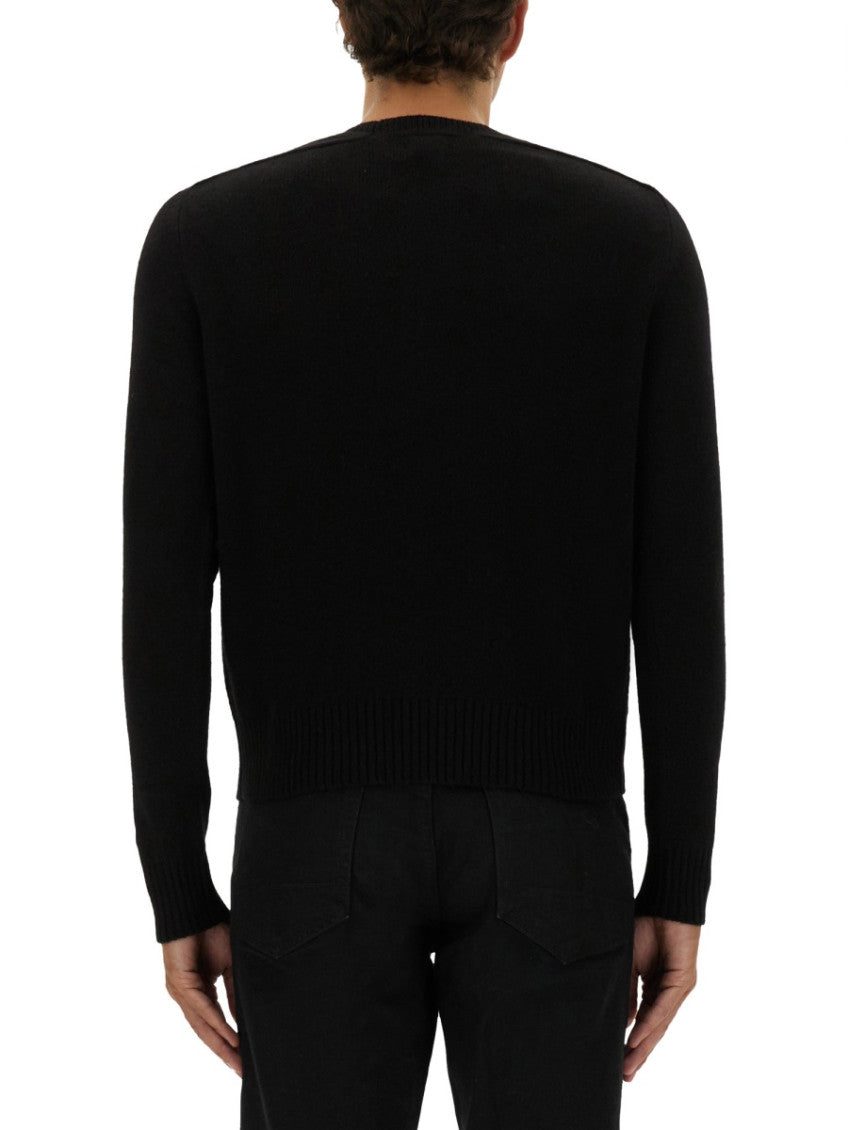 Black Crew Neck Sweater 4