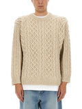 Beige Crew Neck Sweater 1