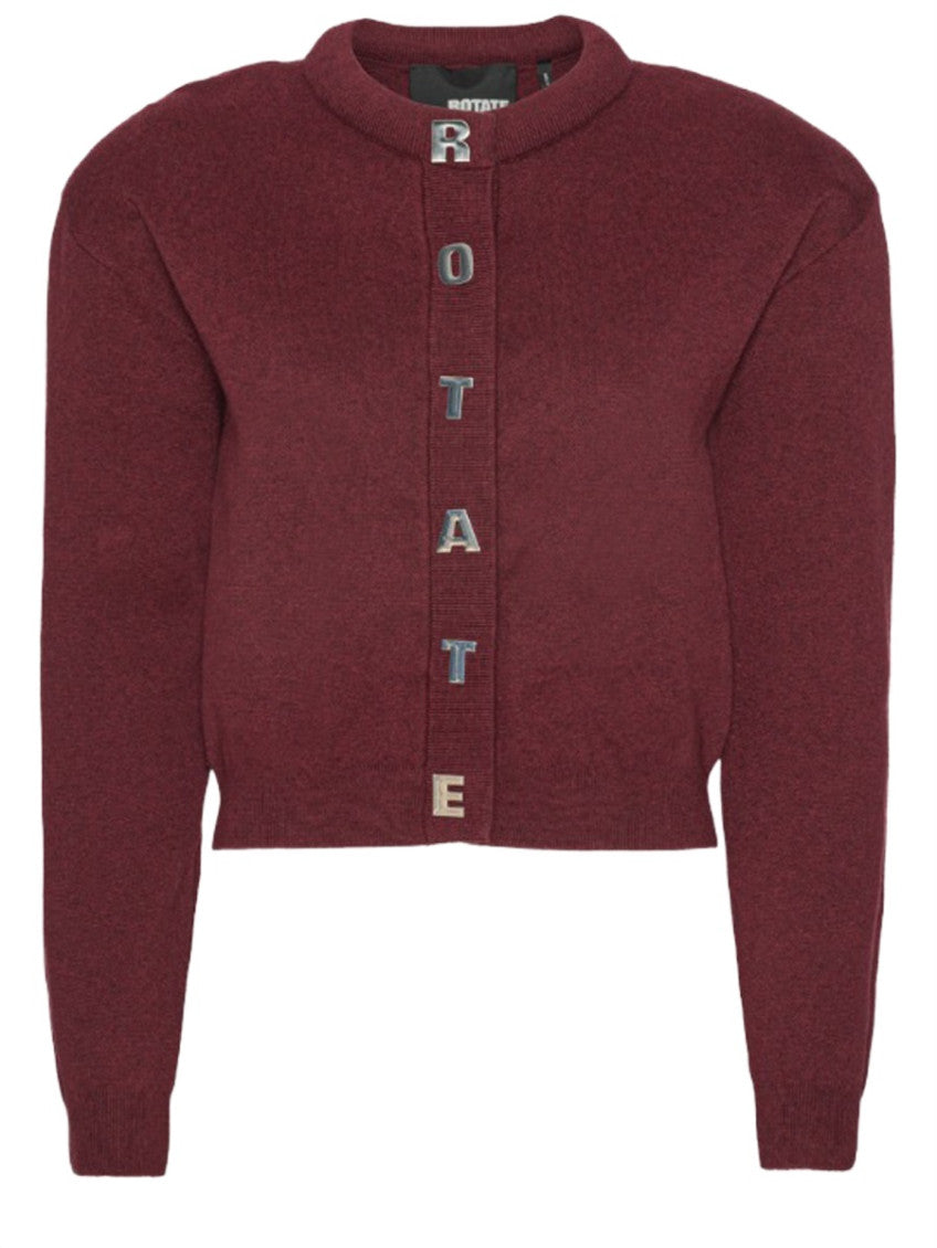 Brown Logo Crew Neck Sweater 1