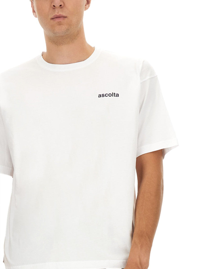 White Graphic Crew Neck T-Shirt 4