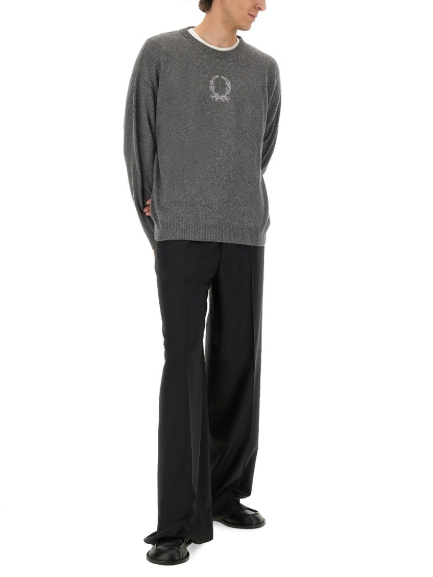Grey Crew Neck Sweater 3