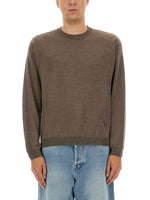 Brown Crew Neck Sweater 1