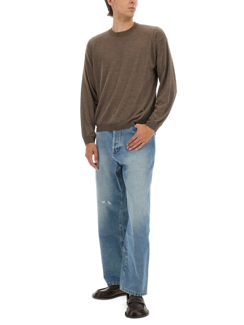 Brown Crew Neck Sweater 3