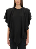 Black Solid Round Neck Top 1