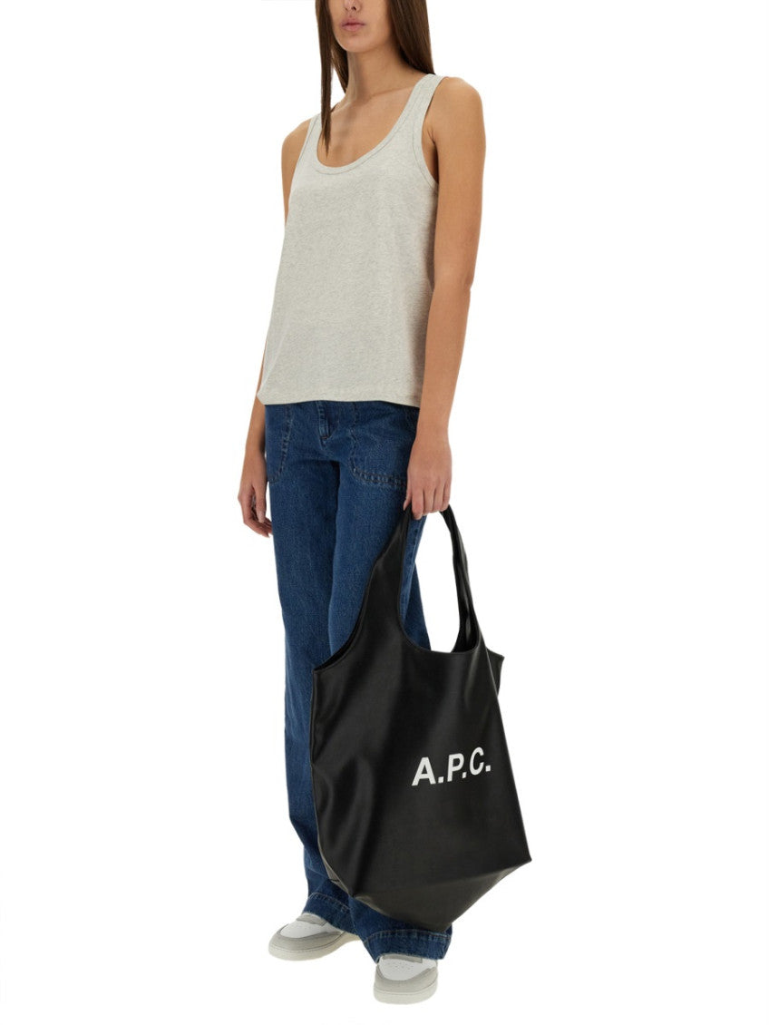 Grey Solid Scoop Neck Top 4