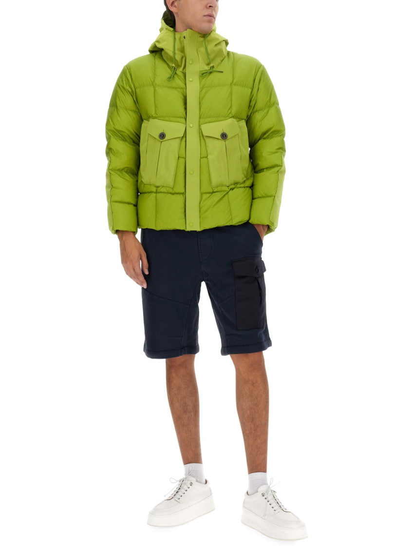 Green Quilted Hood Jacket 2