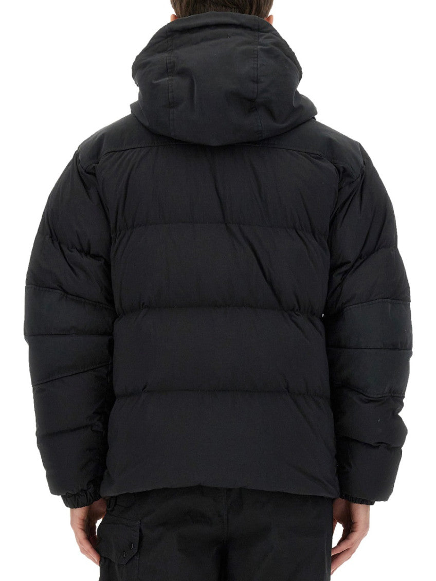 Black Quilted Hood Jacket 4