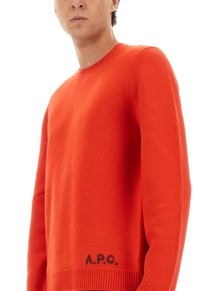 Red Crew Neck Sweater 2