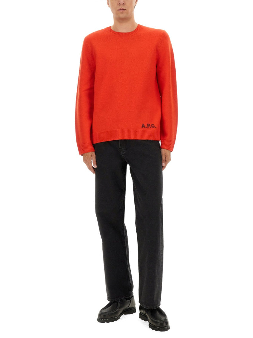 Red Crew Neck Sweater 3