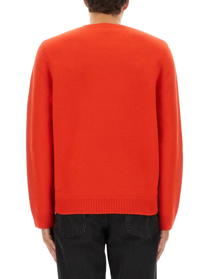 Red Crew Neck Sweater 4