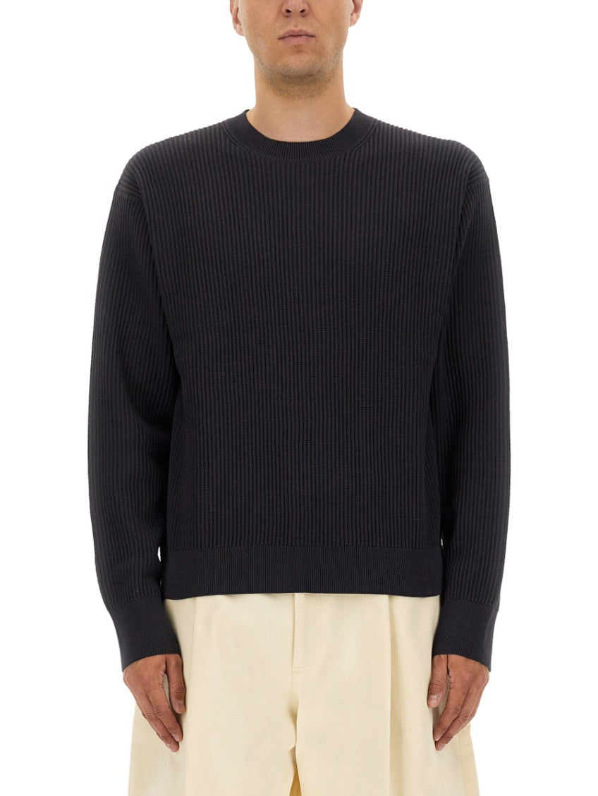 Dark Grey Knitted Sweater 1