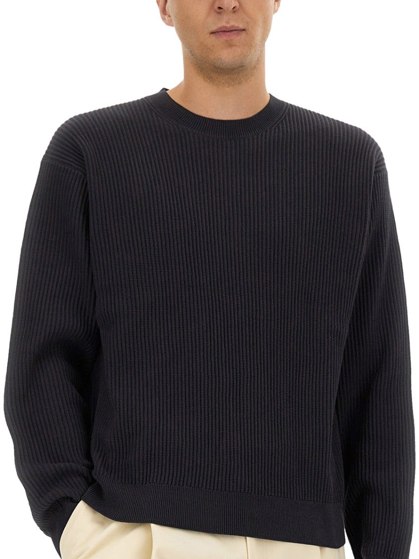 Dark Grey Knitted Sweater 2