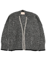 Multicolor Knitted V Neck Cardigan 1