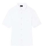 White Slim Solid Shirt 1