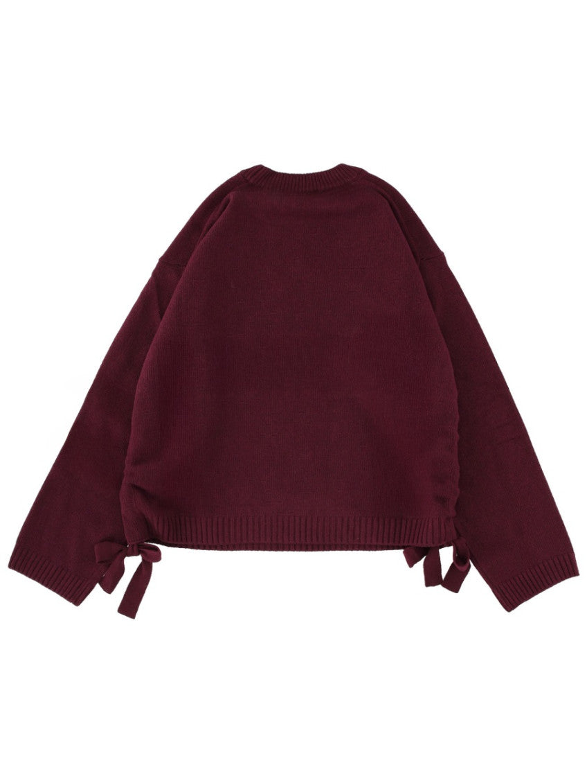 Brown Logo Crew Neck Sweater 2