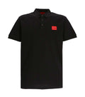 Black Logo Shirt Collar Polo 1