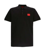 Black Logo Shirt Collar Polo 1