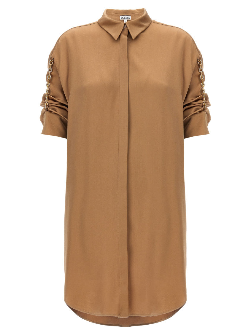 Beige Chain chemisier dress 1