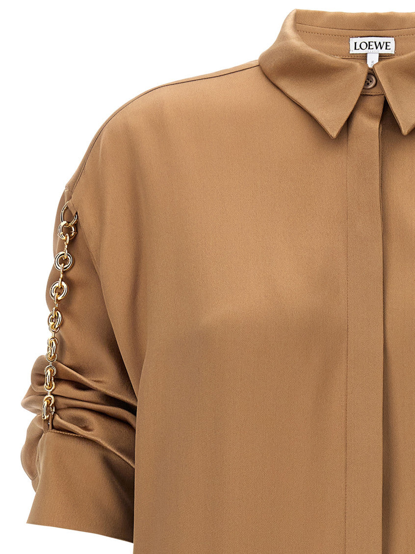 Beige Chain chemisier dress 3