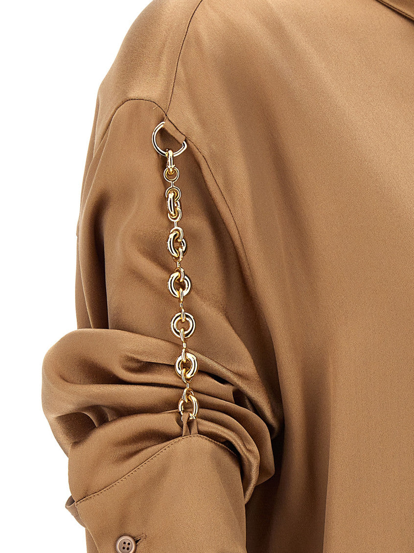 Beige Chain chemisier dress 4