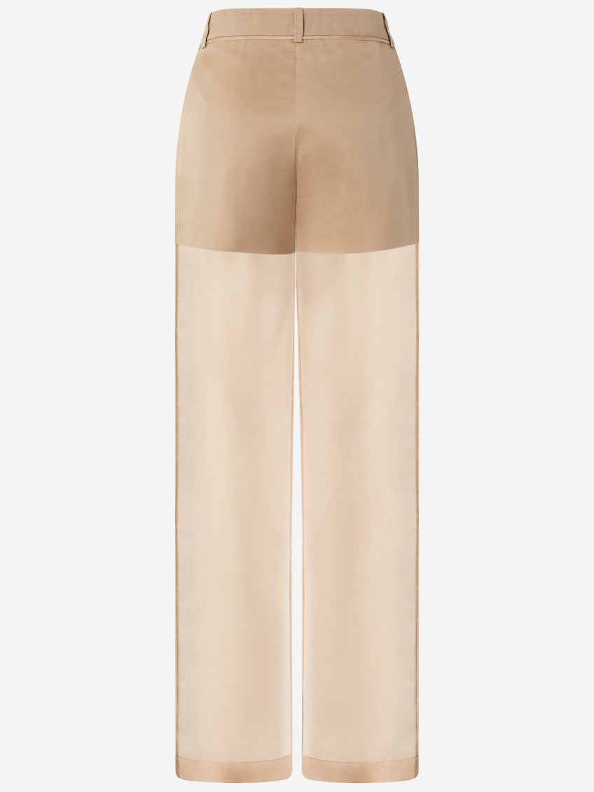 Beige Semi-Transparent Pants 2