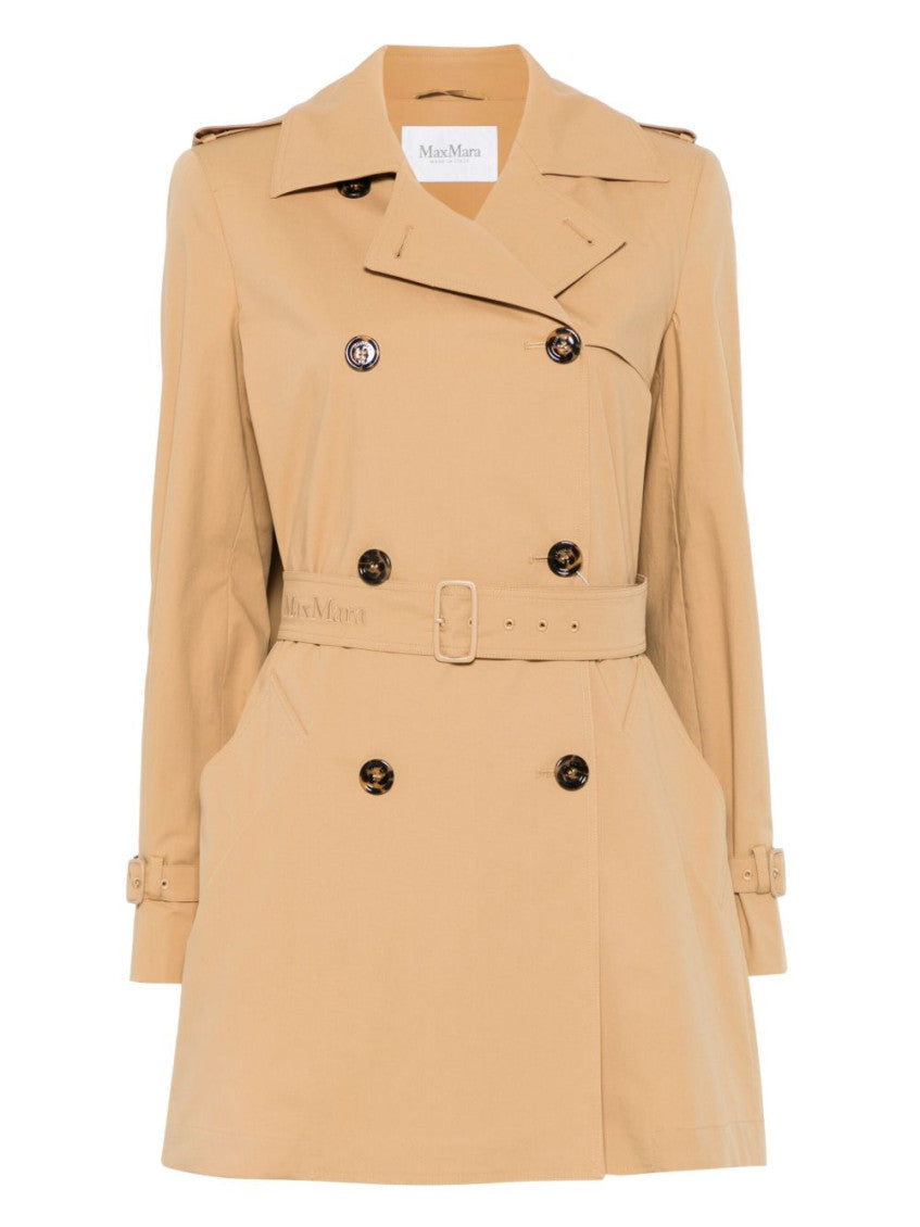 Brown Landa trench coat 1