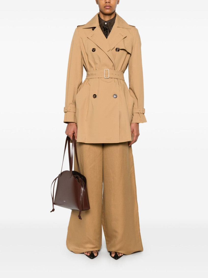 Brown Landa trench coat 5