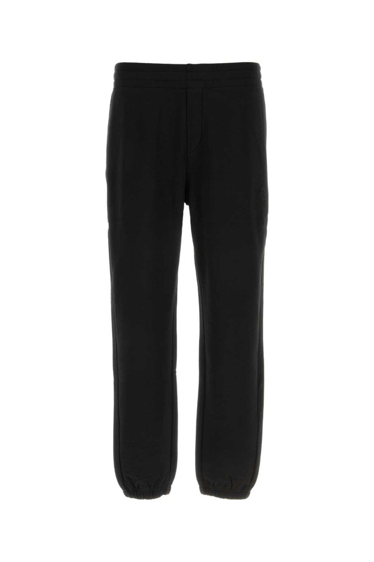 Black cotton joggers 1