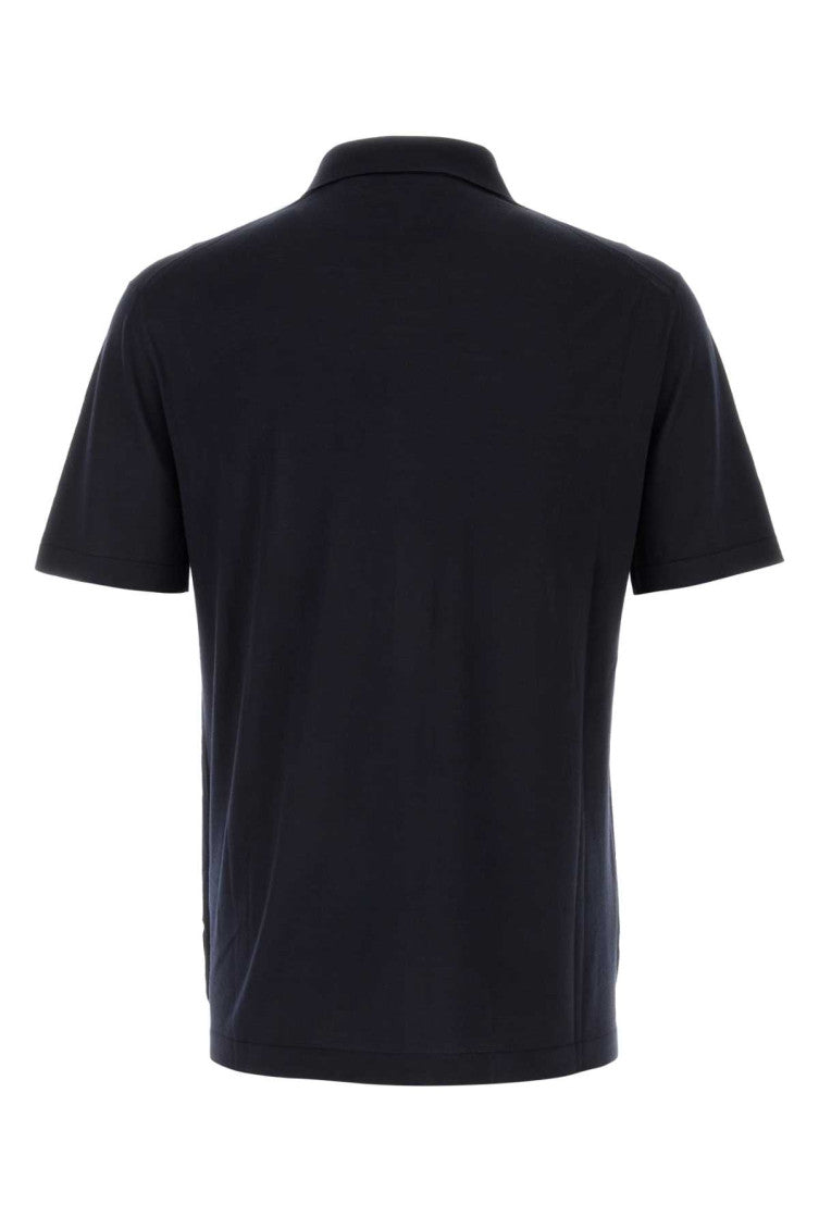 Midnight blue wool shirt 2