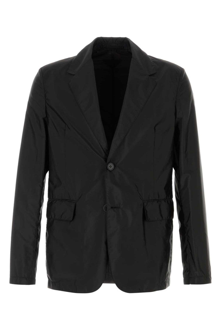 Black Re-Nylon Blazer 1