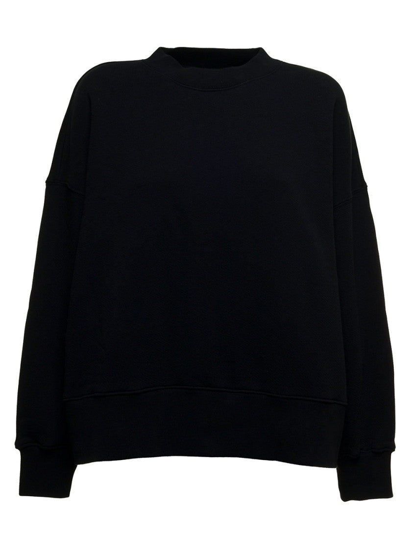 Black Crew Neck Sweatshirt 1