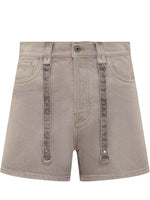 Off White Denim Shorts 1