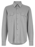 Grey Regular Solid Shirt 1