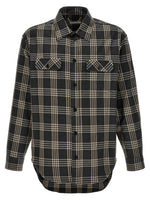 Grey Regular Checks Shirt 1