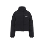 Black Logo Turtle Neck Jacket 1