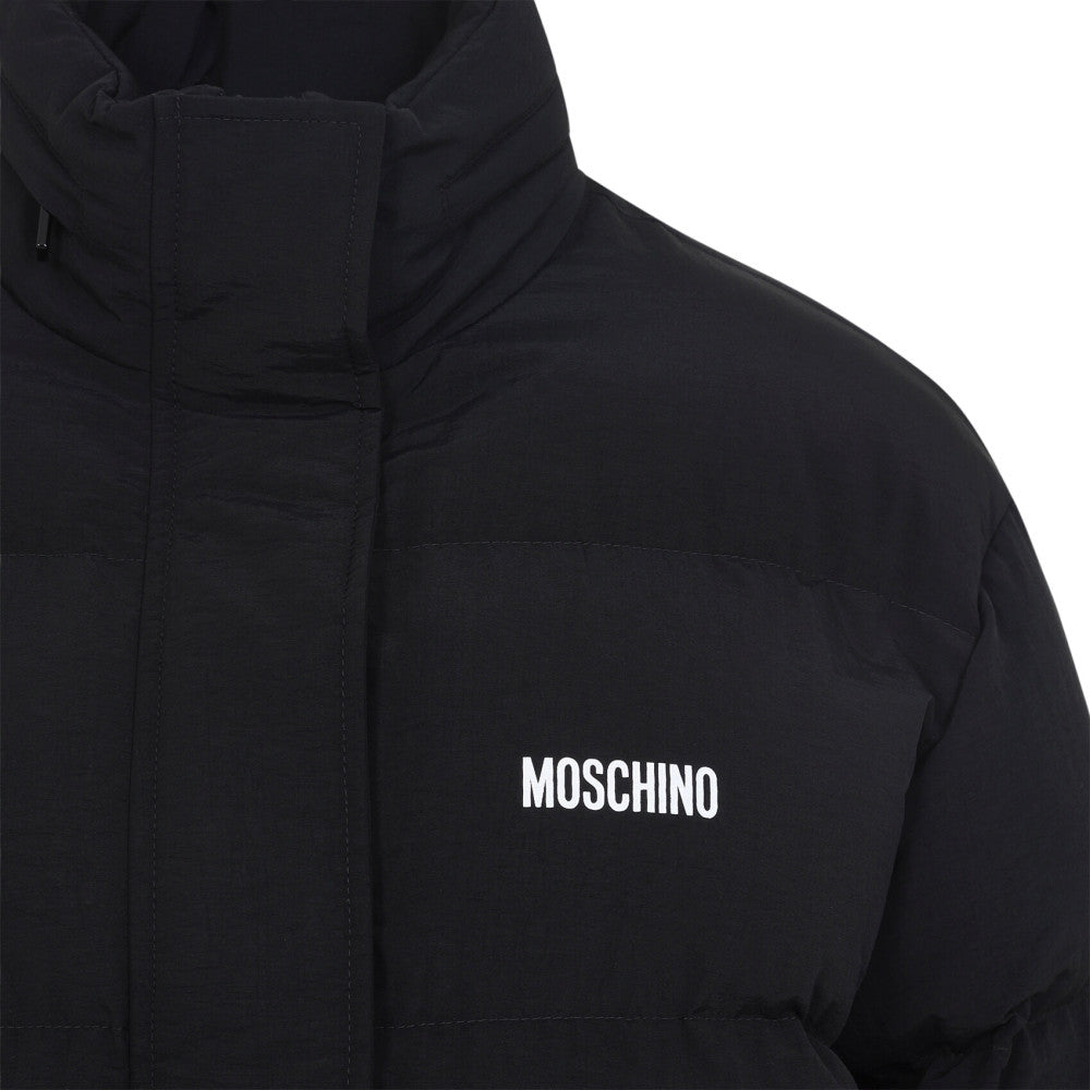 Black Logo Turtle Neck Jacket 3